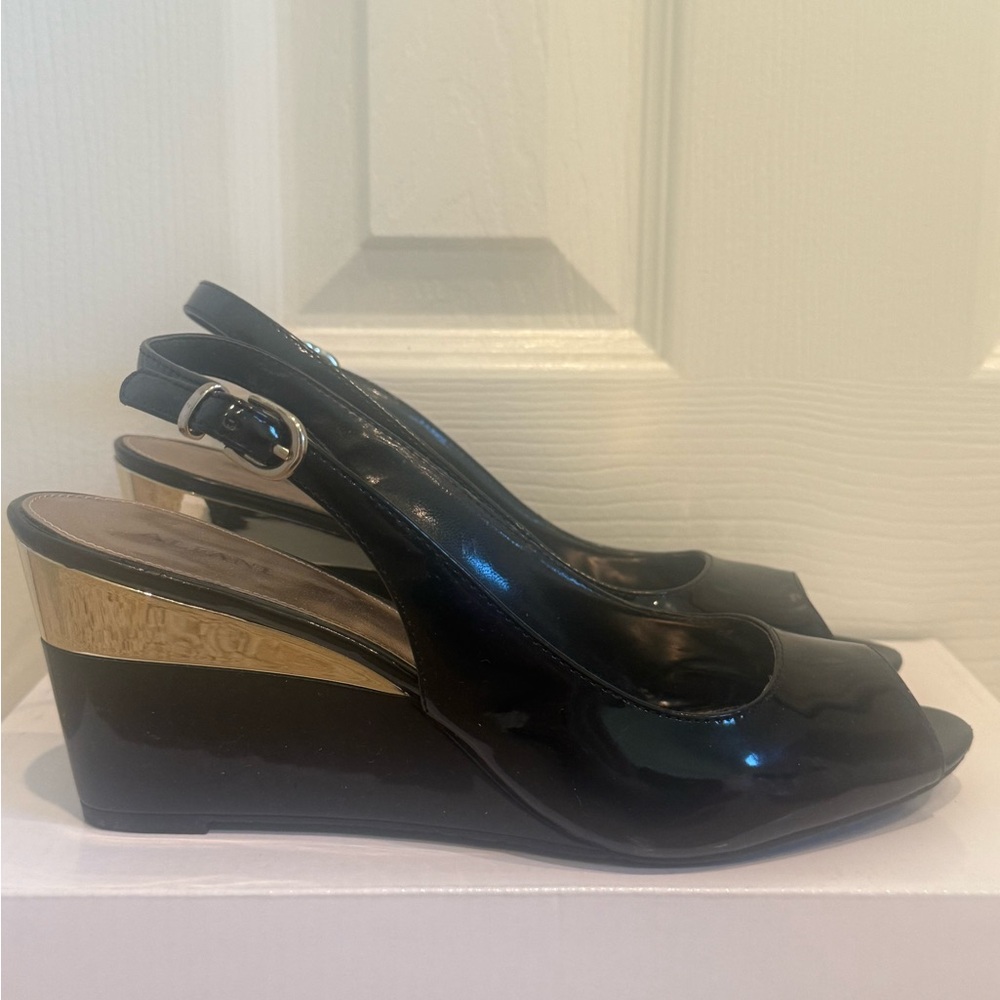 Alfani Black Wedges